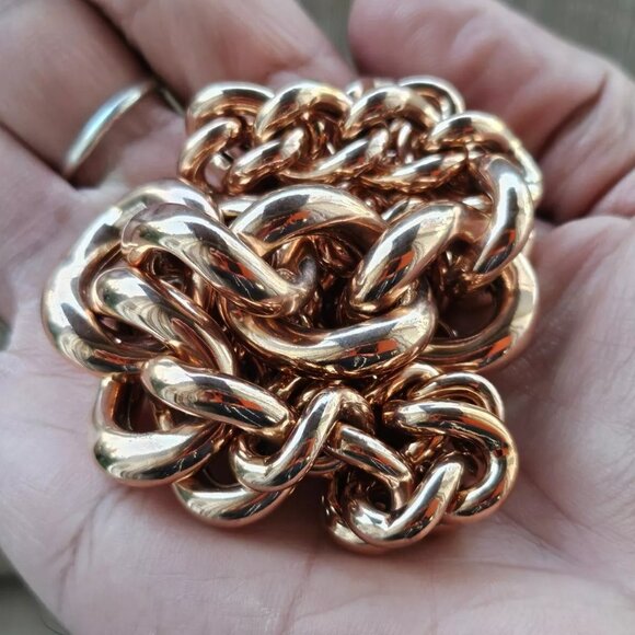 Fashion Necklace Chain Rose Gold Tone Fashion Jewelry Necklace Unbranded - Picture 3 of 10